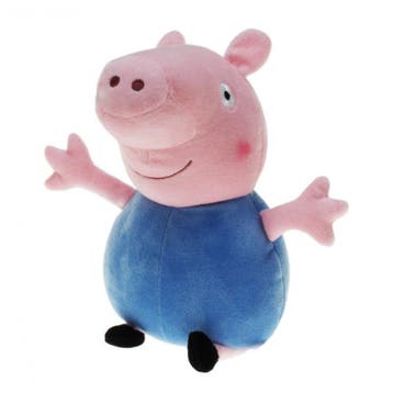 Peppa Pig knuffel - pluche - blauw - 28 cm - speelgoed, Verzenden, Nieuw