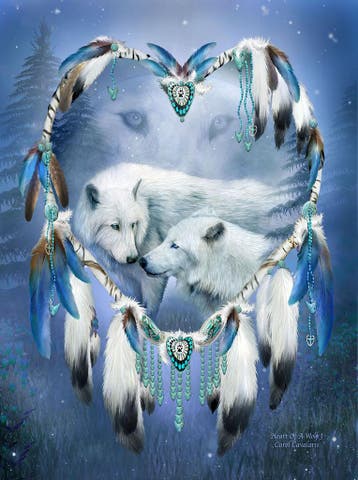 SunsOut puzzel Heart of a Wolf - 10 van €18,99 voor €9,49, Ophalen of Verzenden, Nieuw
