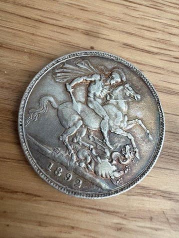 Verenigd Koninkrijk. Victoria. Crown 1892 (Zonder