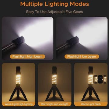Draagbare Camping Lamp: Muggenverjager, Zaklamp & Sfeerverli, Verzenden, Nieuw