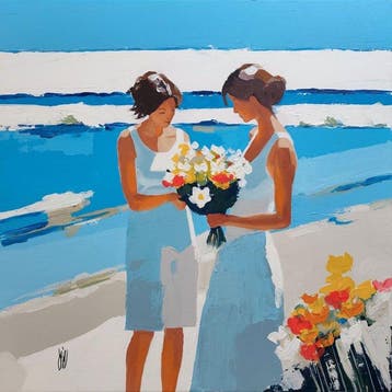 Virginie Schroeder - PLAGE FLEURIE (L)