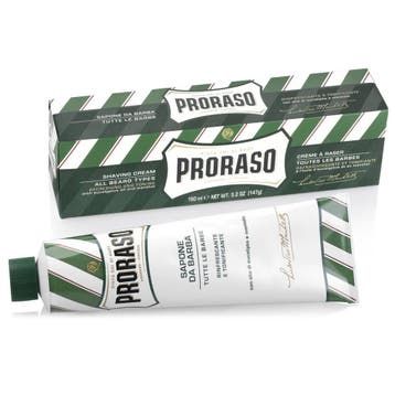 Proraso  Green  Shaving Cream in a Tube  150 ml, Verzenden, Nieuw
