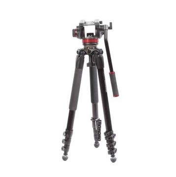 Manfrotto MVT535AQ Aluminium Video Statief Kit, Audio, Tv en Foto, Fotografie | Fotostudio en Toebehoren, Ophalen of Verzenden