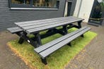 Rockwood® Picknicktafel Woodblend Antraciet - Zwaar, Tuin en Terras, Picknicktafels, Ophalen of Verzenden, Nieuw, Rechthoekig