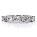 Zonder minimumprijs - Ring - 14 karaat Witgoud - 1.08ct. tw., Nieuw
