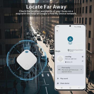 Slimme Locatie Tracker voor Android - Vind Je Spullen Terug, Verzenden, Nieuw
