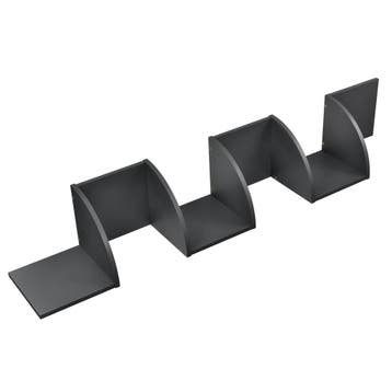 [en.casa]® Design Wandplank - planken - grijs model 1, Huis en Inrichting, Woonaccessoires | Wandplanken en Boekenplanken, Verzenden