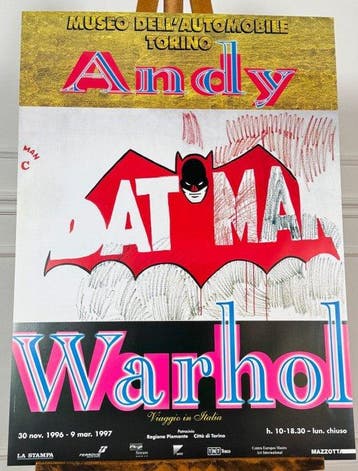 Andy Warhol (1928-1987) - Batman ** ORIGINAL 1996 Museo