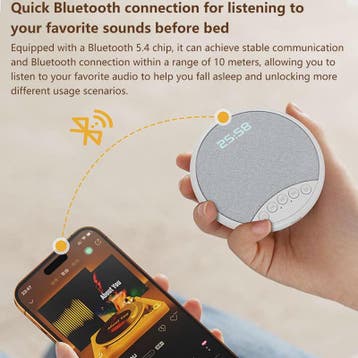 Lenovo Pillow Speaker: HiFi Geluid, White Noise & Bluetooth, Verzenden, Nieuw