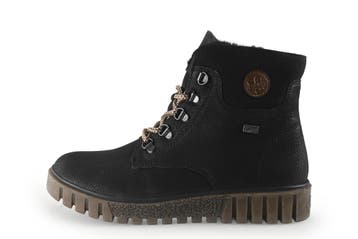 Rieker Veterboots in maat 39 Zwart, Verzenden, Zwart, Overige typen, Zo goed als nieuw