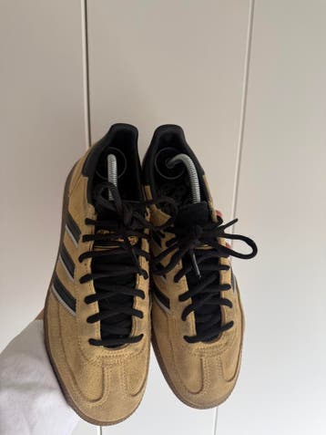 Adidas Handball Spezial – Zand/Zwart – Maat 38, Geel, Sneakers of Gympen, Gedragen, Verzenden