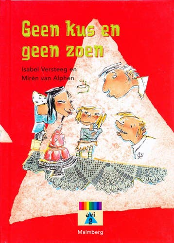 Leeskist driehoek leesboekje Geen kus en geen zoen, Verzenden, Nieuw