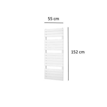 Designradiator Plieger Genua 800 Watt Zijaansluiting 152x55, Ophalen of Verzenden, Nieuw