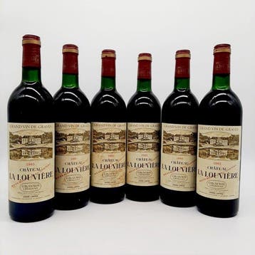1985 Château La Louvière - Pessac-Léognan - 6 Flessen (0.75, Nieuw
