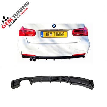M-Performance Style Diffuser F30 F31 | 3 serie M-TECH 00--, Auto-onderdelen, Nieuw, Ophalen of Verzenden, Achter, Bumper