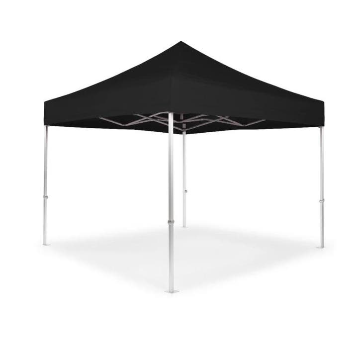 Vouwtent 2,5 x 2,5 meter Alu in Zwart (2,5x2,5 meter), Tuin en Terras, Partytenten, Nieuw, Verzenden