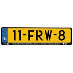 Kentekenplaathouder Auto met eigen gekozen tekst bedrukking, Verzenden, Nieuw