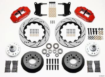 Wilwood Narrow Superlite 6R Front Hub Kit 14.00in Drill Red, Ophalen of Verzenden, Nieuw