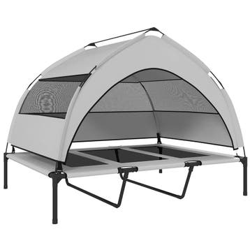 Outdoor Hondenligstoel Met Dak, Verhoogd Hondenbed Voor Extr, Verzenden, Nieuw