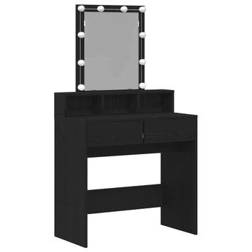 Make-up tafel 80cm - Zwart | Tweedekansje | OP=OP, 100 tot 150 cm, Zo goed als nieuw, Modern, Hout