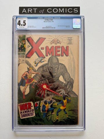 X-Men #34 - Mole Man Tyrannus Appearance - CGC 4.5 - 1, Boeken, Nieuw