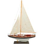 Zeilboot Model 45cm Donkerblauw-Wit, Ophalen of Verzenden, Nieuw