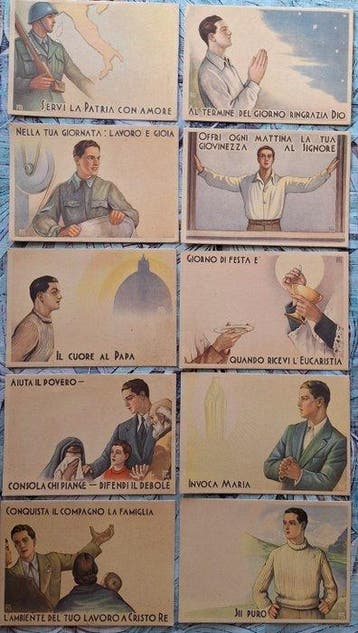 Italië - Religie - Rome - Ansichtkaart (10) - 1955-1950, Gelopen