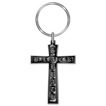 Black Sabbath - Cross - Sleutelhanger officiële merchandise, Ophalen of Verzenden, Nieuw, Gebruiksvoorwerp