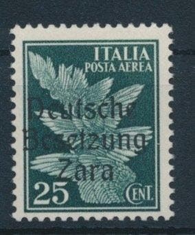 Duitse Rijk - Bezetting van Zara 1943 - Italiaanse, Gestempeld