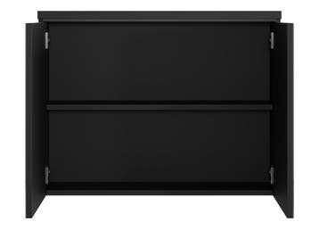 Badkamerkast Paso 80 x 20 x 60 cm Zwart Spiegelkast Badkamer, Verzenden, Nieuw, Spiegelkast