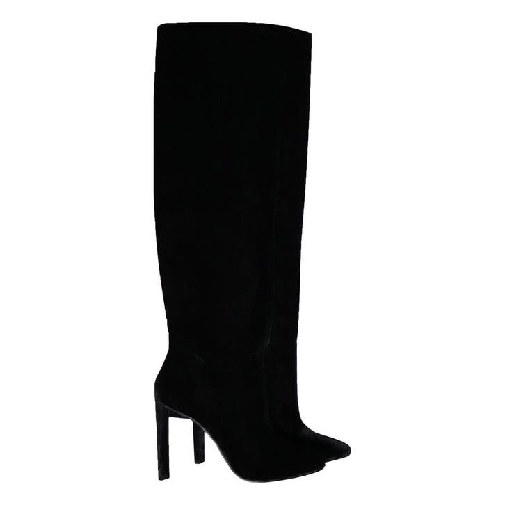 Senso • zwarte fluwelen knielaarzen • 36, Kleding | Dames, Schoenen, Zwart, Nieuw, Verzenden