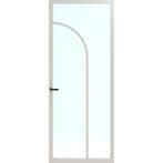 Cando Binnendeur Elegant Flow 88x211,5 (Wit, Blankglas), Doe-het-zelf en Verbouw, Deuren en Horren, 80 tot 100 cm, Binnendeur