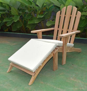 A-Kwaliteit Teak Adirondack Loungestoel Teakhout Bear Chair, Ophalen, Hardhout, Nieuw, Stoel