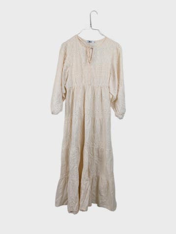 Miss charm Day Dress Dames maat WL / LMaxi Crème Vintage, Ophalen of Verzenden, Nieuw