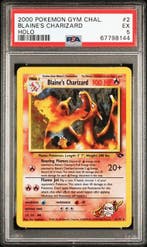 Blaines Charizard (GC 2) PSA 5, Ophalen of Verzenden, Nieuw