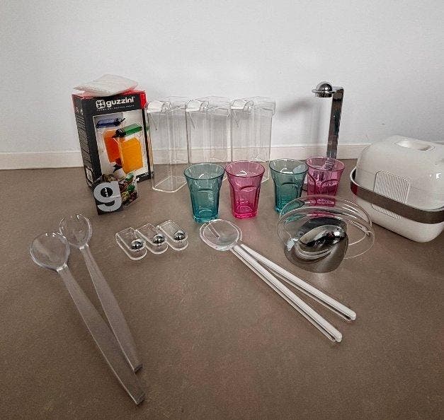 Guzzini - Ijsemmer - Plastic, Glas - Guzzini verzameling -, Antiek en Kunst, Kunst | Designobjecten