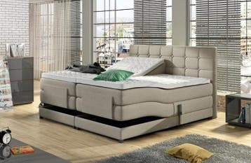 Elektrische Boxspring Bulut - diverse maten, Verzenden, Nieuw, Tweepersoons