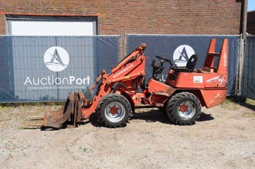 Veiling: Kniklader Weidemann 1070 D/M Diesel 1998, Ophalen, Wiellader of Shovel