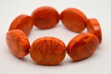 Koraal - Fine Red Coral - 69,9g - Armband