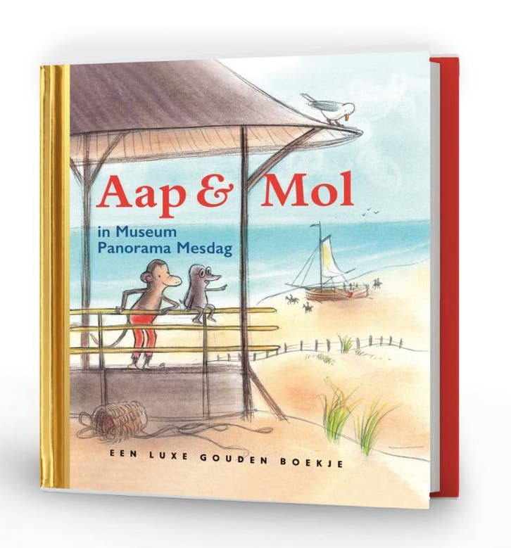 Aap & Mol in Museum Panorama Mesdag / Gouden Boekjes, Boeken, Kinderboeken | Kleuters, Gelezen, Verzenden
