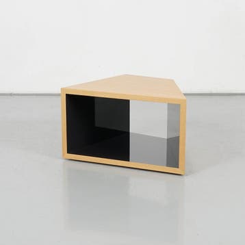 Design bijzettafel Steelcase Sebastopol - Eiken - 69.5 x 58, Ophalen of Verzenden, Nieuw
