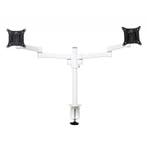 Monitorarm Pro voor 2 schermen - Wit, Computers en Software, Monitoren, Ophalen of Verzenden, Nieuw