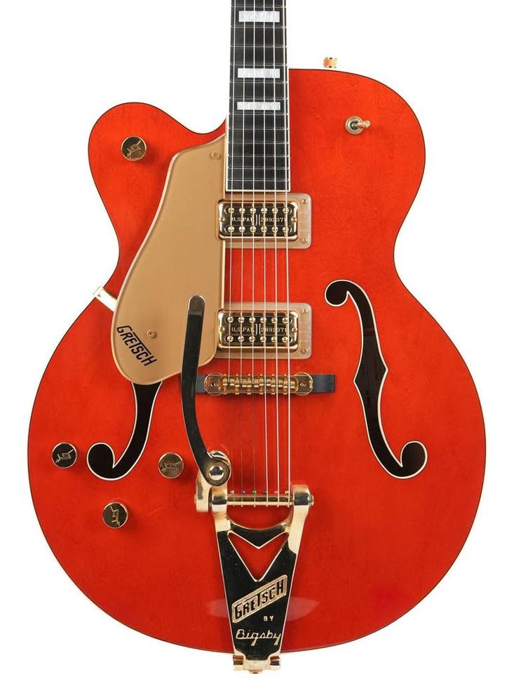 Gretsch 6120 Lefty 2002 (Instrument,Electric Guitars), Muziek en Instrumenten, Snaarinstrumenten | Gitaren | Elektrisch, Hollow body