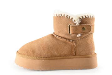 Manfield Snowboots in maat 36 Cognac, Overige kleuren, Verzenden, Snowboots, Zo goed als nieuw