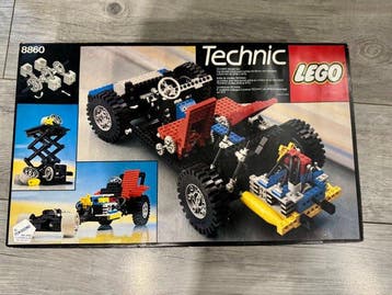 Lego Set - 8860 - Technic - Car Chassis, Nieuw
