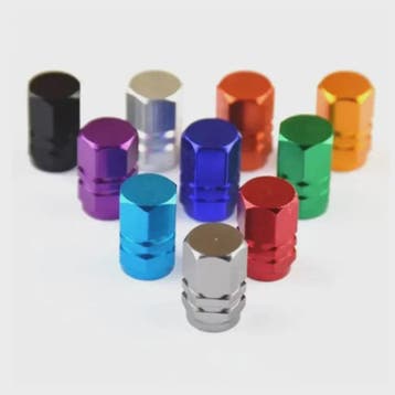 Set Aluminium Ventieldopjes - Universeel voor Auto, Motor, F, Motoren, Verzenden, Nieuw