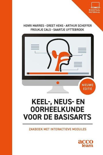 9789464671643 Keel-, neus- en oorheelkunde voor de basisarts, Verzenden, Nieuw, Henri Marres