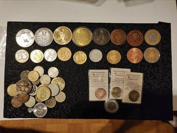 Europa, Wereld. Collection of coins incl. restrikes/replicas