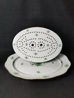 Herend- Apponyi verde- Piatto da portata con colino -