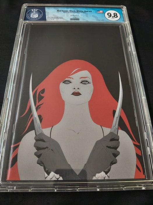 Red Sonja: Black, White, Red #4 - Cover J Jae Lee Virgin, Boeken, Strips | Comics